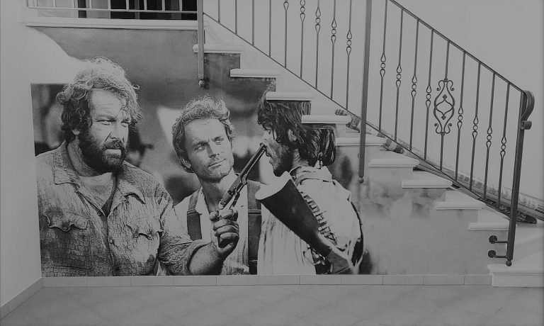 Papier paint BUD SPENCER TERENCE HILL