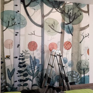 papier peint dans la forêt – ZANOTTO