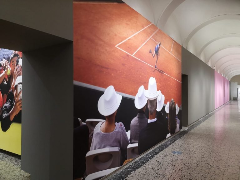 Papier peint pour salon de tennis