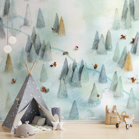 carta_da_parati_bambini_zanotto_la-casa-nel-bosco-e-amici