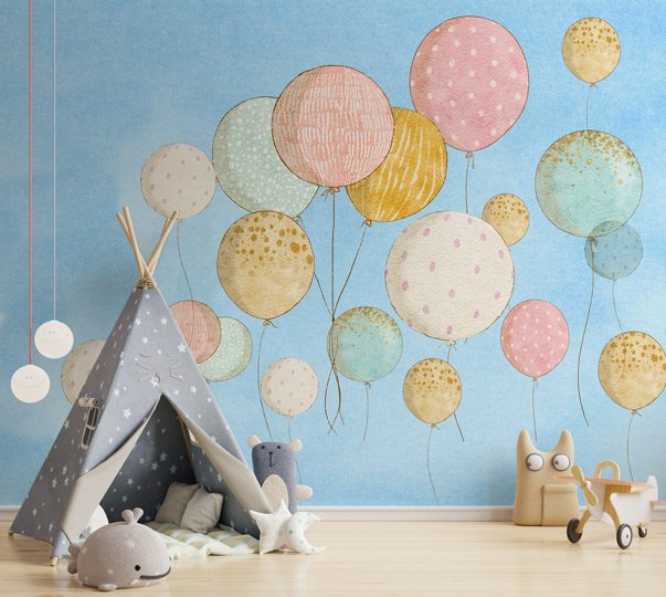 carta-da-parati-bambini-balloon-children-39-torino