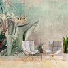 carta_da_parati_vintage_floreale_strelitzia_Cuneo